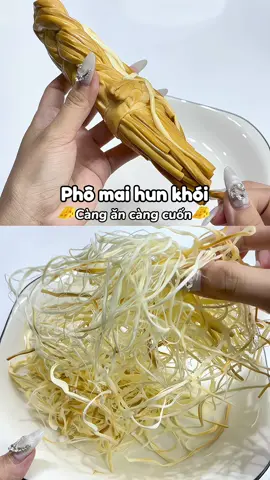 Phô mai dây hun khói Nga chấm tương hoặc sữa ngon nha #phomaihunkhoi #phomai #phomaidayhunkhoi #phomainga #mukbang #food #viral #ancungtiktok😍 