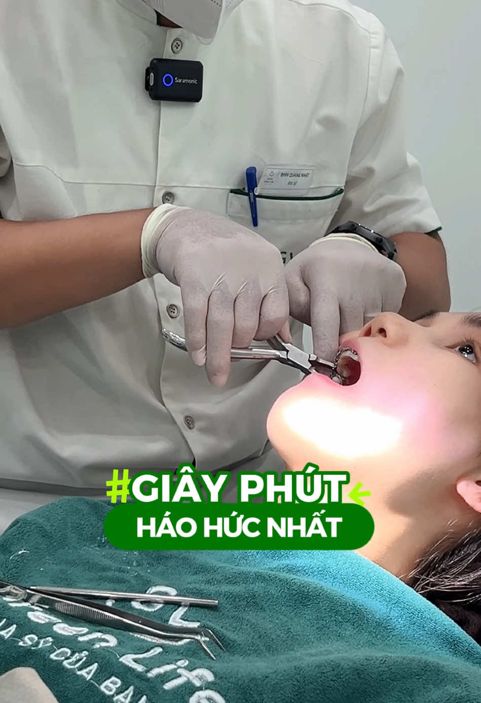 Khoảnh khắc tháo niềng - Một nụ cười mới bắt đầu! #niengrang #nhakhoagreenlife 