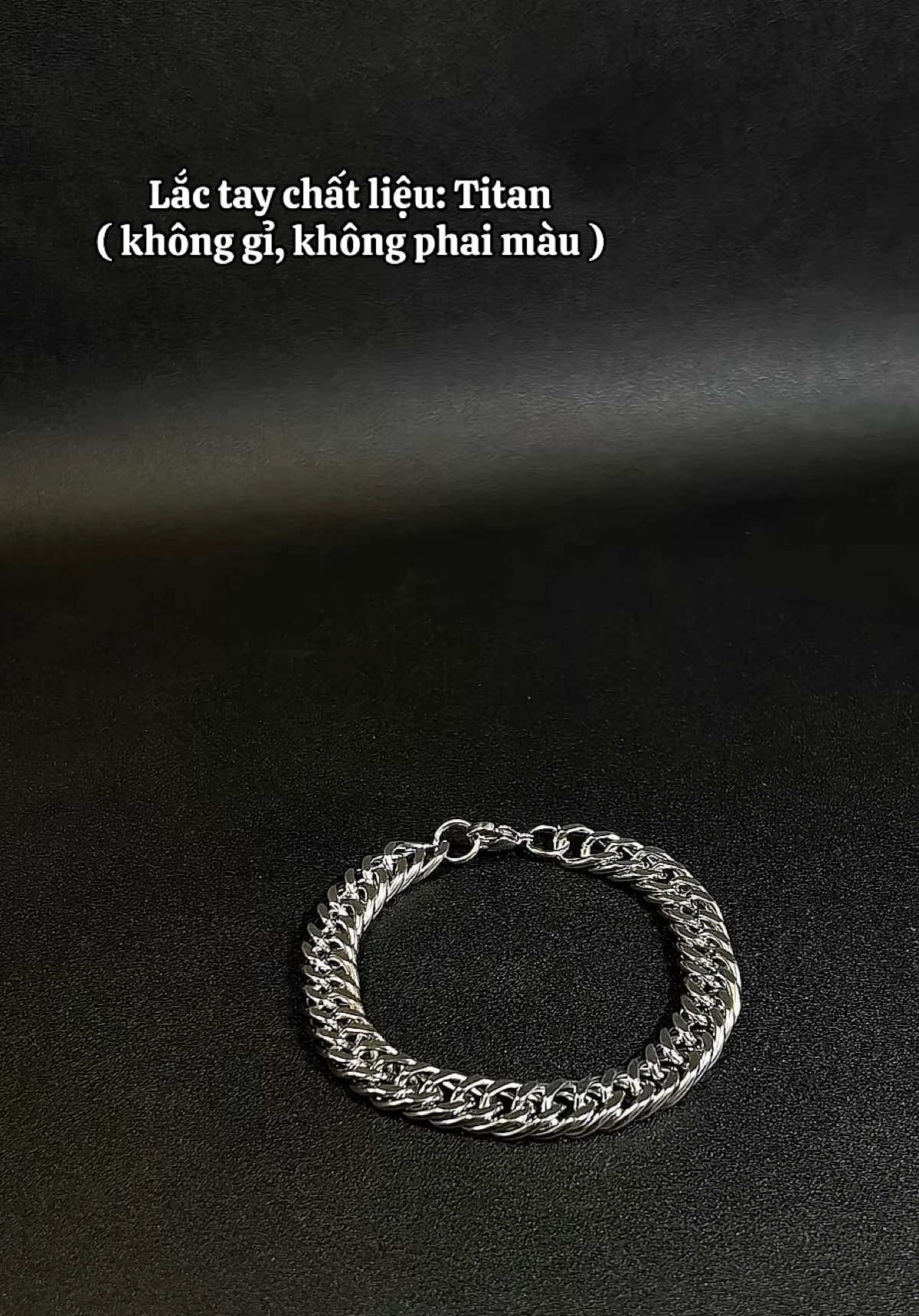 Lắc tay nam, chất liệu titan không gỉ #xuhuong #khonggi #fyp 