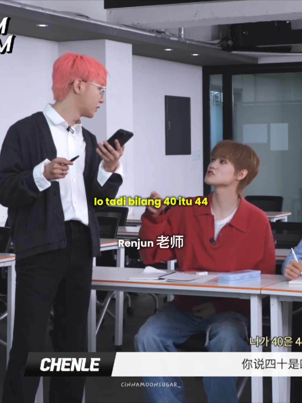 perbedaan guru #renjun dan #chenle 🤣 Kalian mau diajarin siapa?😍 #4u #nctdream 