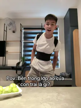 bên trong lớp áo của con trai là gì🥰#fyp #xuhuong #hoanganhdzvcla 
