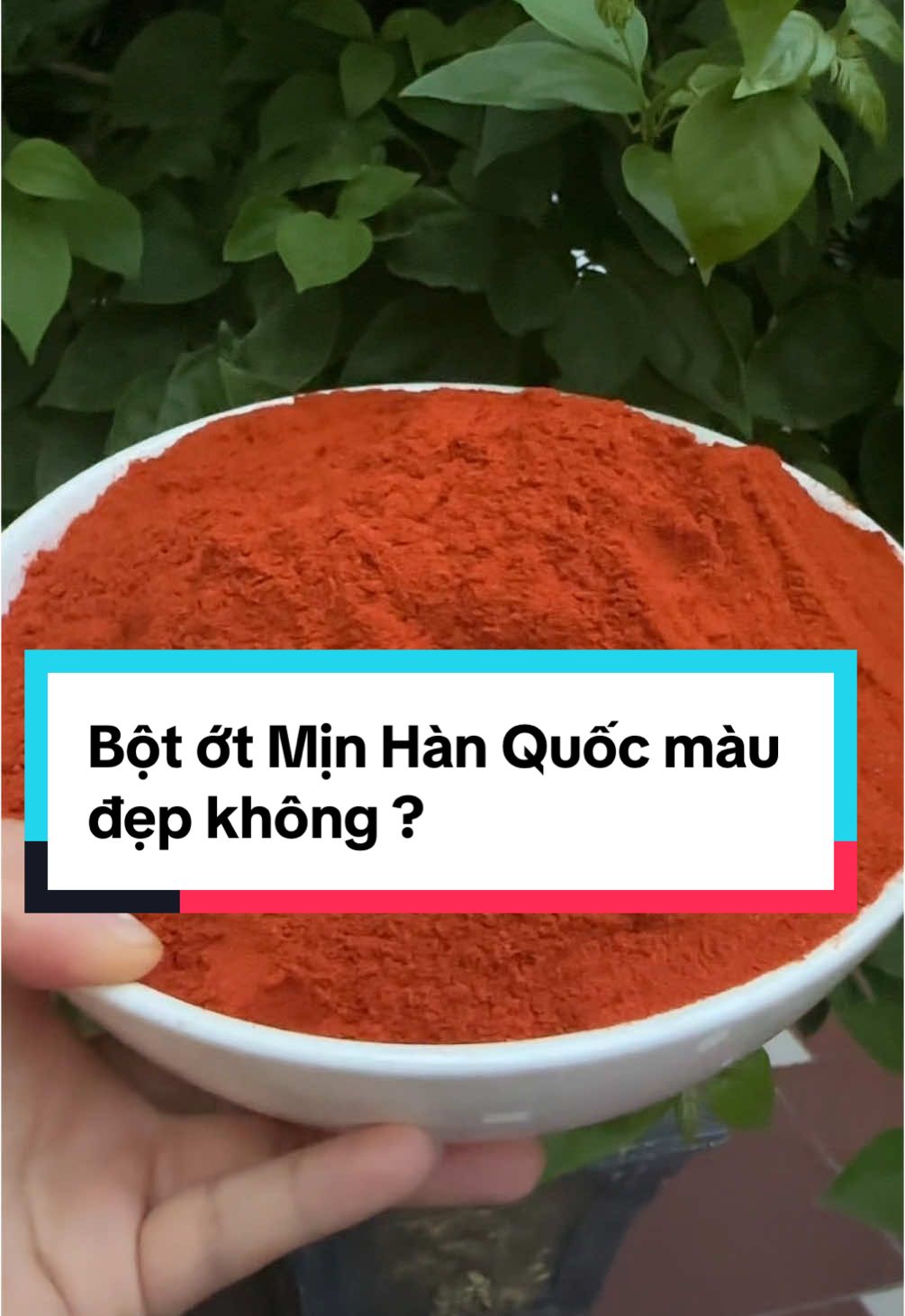 Ớt bột mịn Hàn Quốc màu đỏ đậm, cay nhiều #otbot #otbothanquoc #otbotmycay #botot #botothanquoc #mycay #dailocfood 