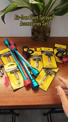 Air-free Paint Sprayer Accessories Set, Power Tool Accessories Including Flip Top Nozzle & Nozzle Gasket & Extension Rod & Holder for Painting, Construction Tools, Heavy Duty Industrial Hardware #Universal #Airless #Paint #Sprayer #tool #spotlightfinds #fyp #handyman #DIY #tooltime #tiktokmademebuyit #tooltok #madeinusa #toolsofthetrade #giftideas #tiktokshopsummerturnup #spotlightfinds 