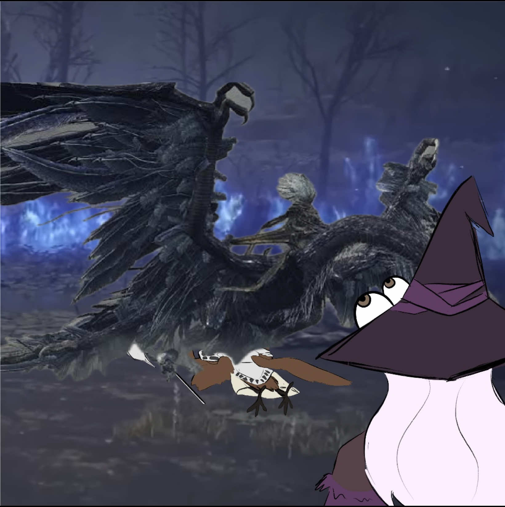 Recluse got some plan #eldenring #eldenringnightreign #eldenringfanart #nightreign #meme #artmeme #memeart #art #eldenringshadowoftheerdtree #shadowoftheerdtree 