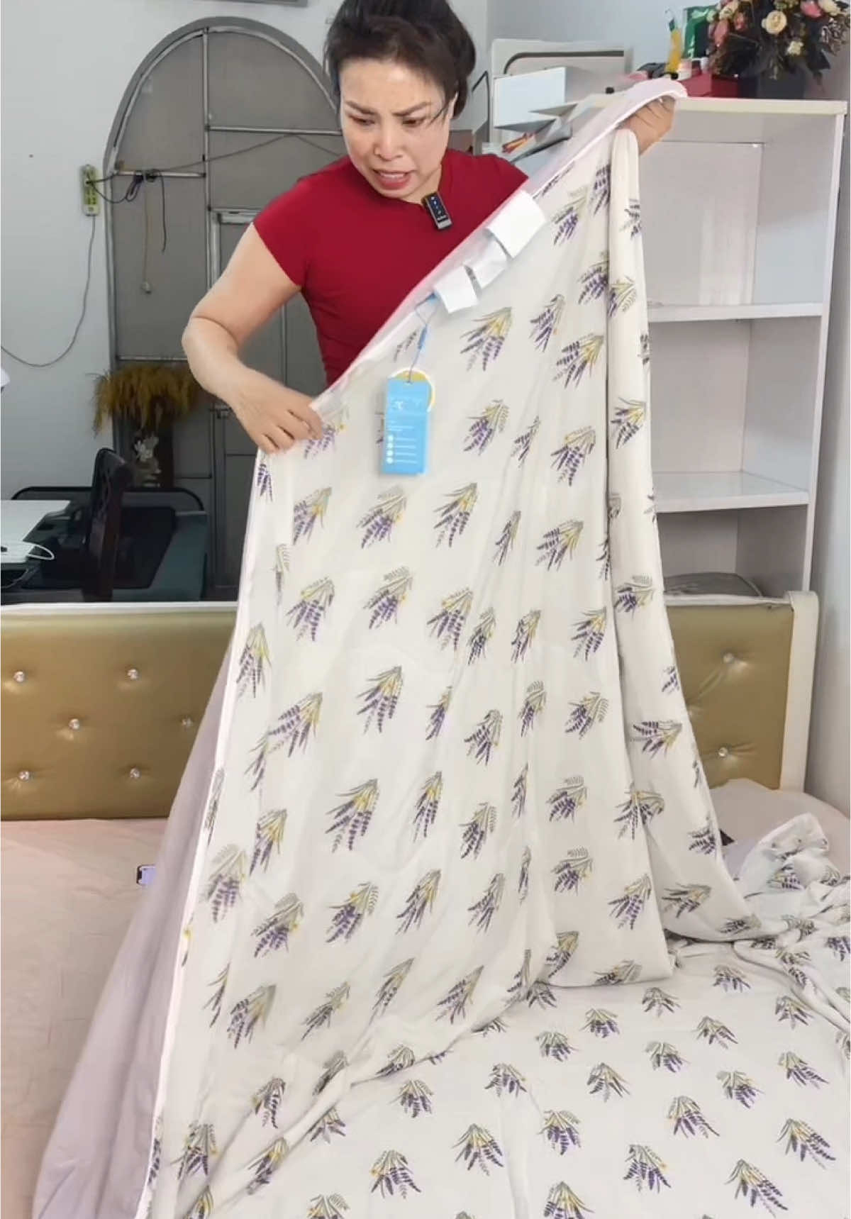 Chăn ice silk siêu đẹp siêu mềm #chan #chanhe #chandep #hahienhoa1 #xuhuong 