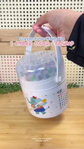 Crayon anak warna nya super lengkap🥰 #crayonwashable #crayonputar #crayonset #crayon #crayonanak 