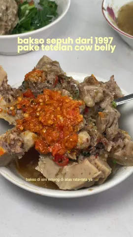 Salah satu bakso terenak di Bandung versiku! Bakso dengan full dagingnya makin lengkap banget dengan isian cincang dan tetelan yang gak biasa, pake premium cow belly. Asli, 📍Bakso Kabayan seenak itu😋 #kulinerbandung #baksobandung #bakso #kulinerenak #placetogobandung #baksourat #creatorsearchinsights #tiktokcreatorsearchinsightsincentive 