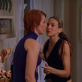 missing this chaotic duo  #mirandahobbes #carriebradshaw #sexandthecity #satc #90s 