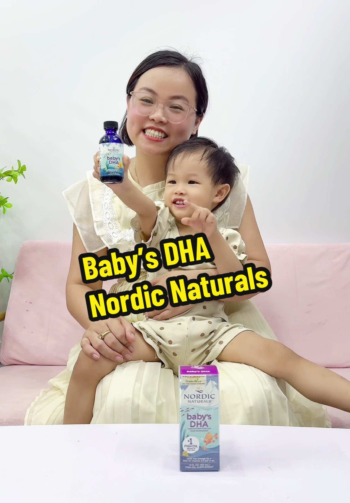 Bổ sung DHA cho con ngay từ bé để giúp con phát triển tốt hơn về trí não nào các mẹ 🥰👌#dha #babysdha #nordicnaturals #chamcon 