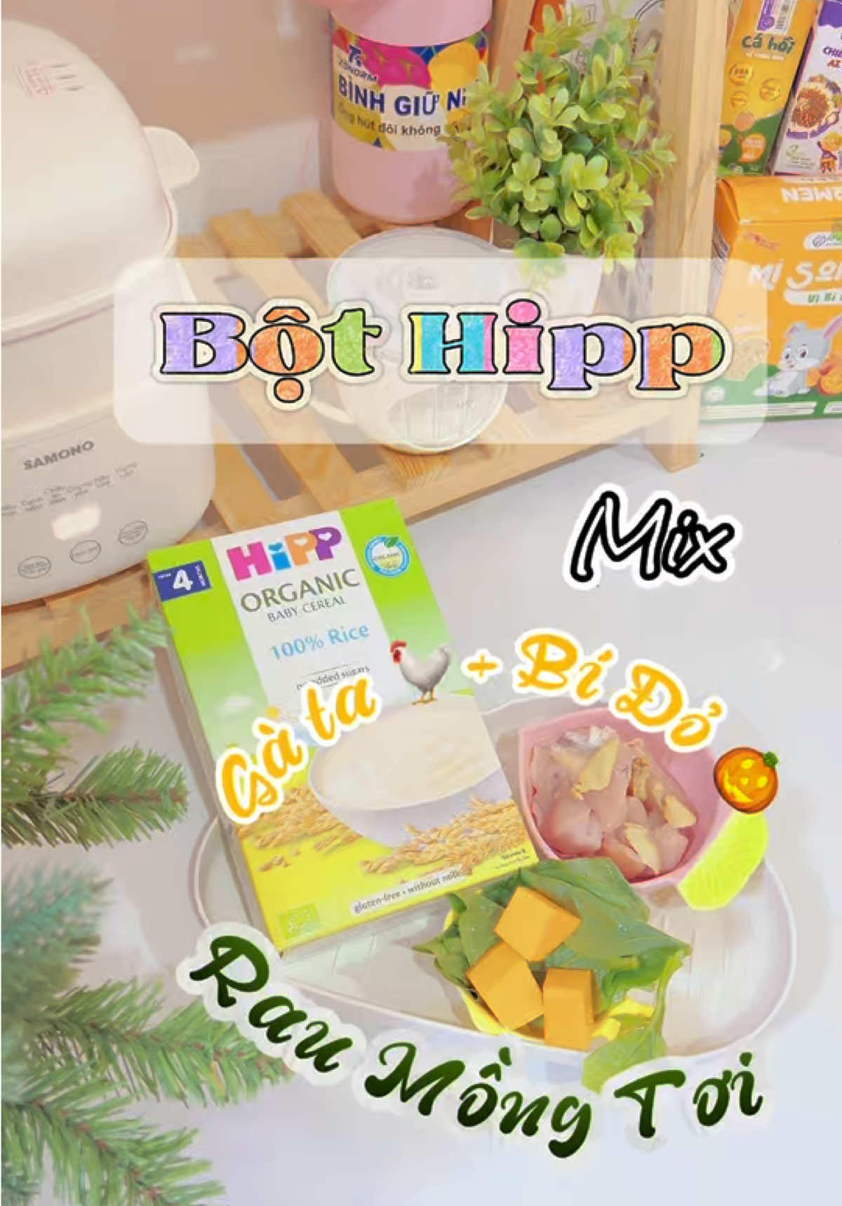 Trộm vía em yêu nhà tui hợp tác món này nha. 🥰 bưng cái chén ra chồng tui kêu sao con ăn hết🤣 vậy chứ mà dứt sạch á💕 cái máy xay chân ái của tui mấy bà ơi. Xay nhuyễn cực kì☺️#hipp #HiPP #HiPPOrganic #BotAnDamHiPPOrganic 