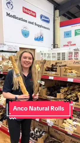 Have you seen the range of rolls that we do from Anco for your dogs? From the smaller sizes to the giant ones in the video, they are a great, natural dental treat! #dog #dogs #dogtreat #dogtreats #treat #treats #dogchew #dogchews #dogtok #dogsoftiktok #tiktok #tiktokshop #shop #pet #pets #petshop #pettok #PetsOfTikTok #fy #fyp 