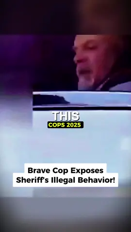 Brave Cop Exposes Sheriff’s Illegal Behavior! #cops #copsoftiktok #copsontiktok #copstiktok #foryou #fyp