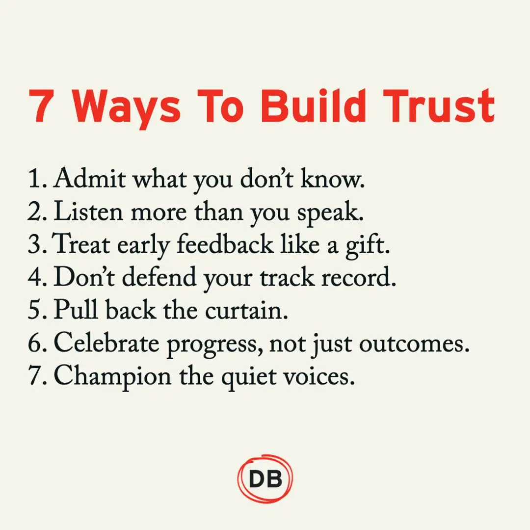 7 Ways to Build Trust with a Team You Inherit You don’t need to be the loudest voice. You need to be the most trusted.