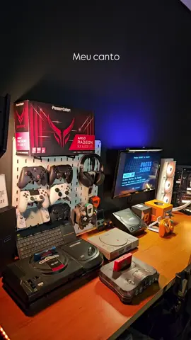 Feliz demais com o cenário das lives e vídeos, foi muita luta para conseguir! @Wazoficial @Game Center @duex @Terabyte @i2GOBRASIL @Pichau @ASRock Brasil @Cooler Master @gamemax_global 