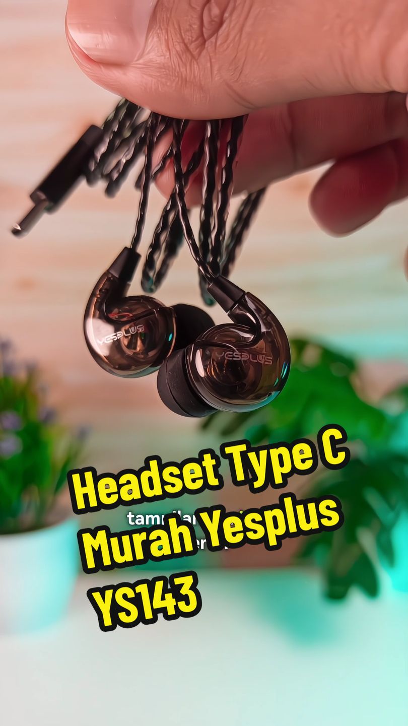 Membalas @naibaho6658 Rekomendasi Headset type c murah Yesplus YS143 #headsetmurah #headsettypec #headset #earphone #yesplus 