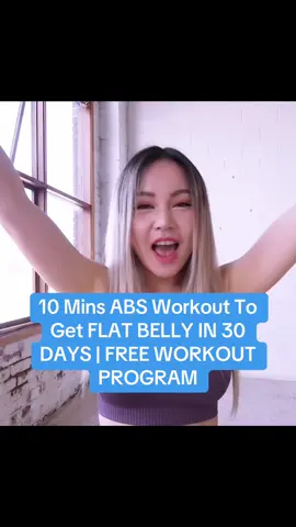 10 Mins ABS Workout To Get FLAT BELLY IN 30 DAYS | FREE WORKOUT PROGRAM #gym #Fitness #GymTok #bodybuilding #fyp #abs #workout #foryoupage 