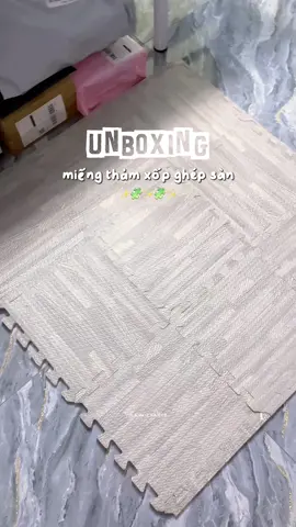 Miếng thảm xốp ghép sàn🧩 #thamxoplotsannha #thamxopchobe #thamxopghep #amie2004 #unboxing #trending #viral #vobaovechiakhoa 