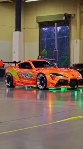 New gen meets legend 🟠🔥 F&F vibes with that iconic Supra livery now lit up with full Underglow.  #Underglow #SupraMK5 #fastandfurious #CarTok #jdm #ledlights #streetvibes #FnFInspired #MK5Supra #throwback #getunderglow 