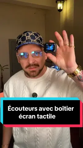 Très surpris de la qualité de ses écouteurs, sans fil avec leur boîtier à écran, tactile pour seulement 19 € ✅ #écouteurs #traducteur #écrantactile #bonplan #tiktokshop #htc 