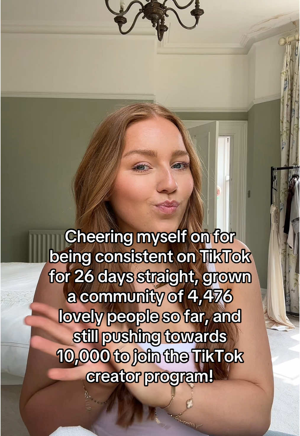 having to embrace the cringe 🙈 but the consistency is paying off I guess! 🫶 #support #engagement #tiktokcreatorprogram #viral #teamwork #girlies