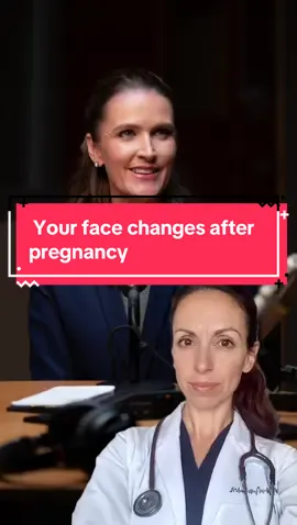 Why your face changes after pregnancy and how to stop it! #PostpartumSkin #MomLifeBeauty #NADplus #SkinAfterBirth #GlowingSkinTips #Over35SkinCare 