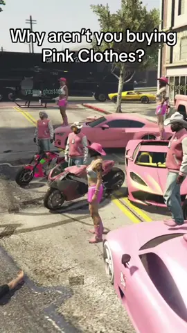 Pink gang always watching 🎀 #fyp #fyp #viral #gtaonline #gtaSonline #gta5 #gtatiktok #gtaviral #xyzbca #pink 
