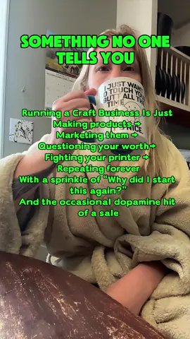 just another normal day in the craft business pipeline 🫠 