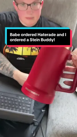 Babe was wondering why I needed a Stein Buddy from @Frost Buddy !!! Uhhhhh … HELLO.. it’s an INSULATED CUP!! ICE COLD SLUSHIS EVERY NIGHT! #frostbuddy #steinbuddy #stein #cups #insulatedcup #insulated #colddrinks #drinks 