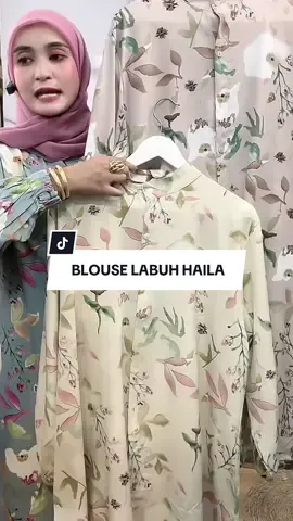 BLOUSE LABUH HAILA by LULU #blouselabuh #blousemurahcantik #blousemuslimah #blouseplussize #blousewanita 