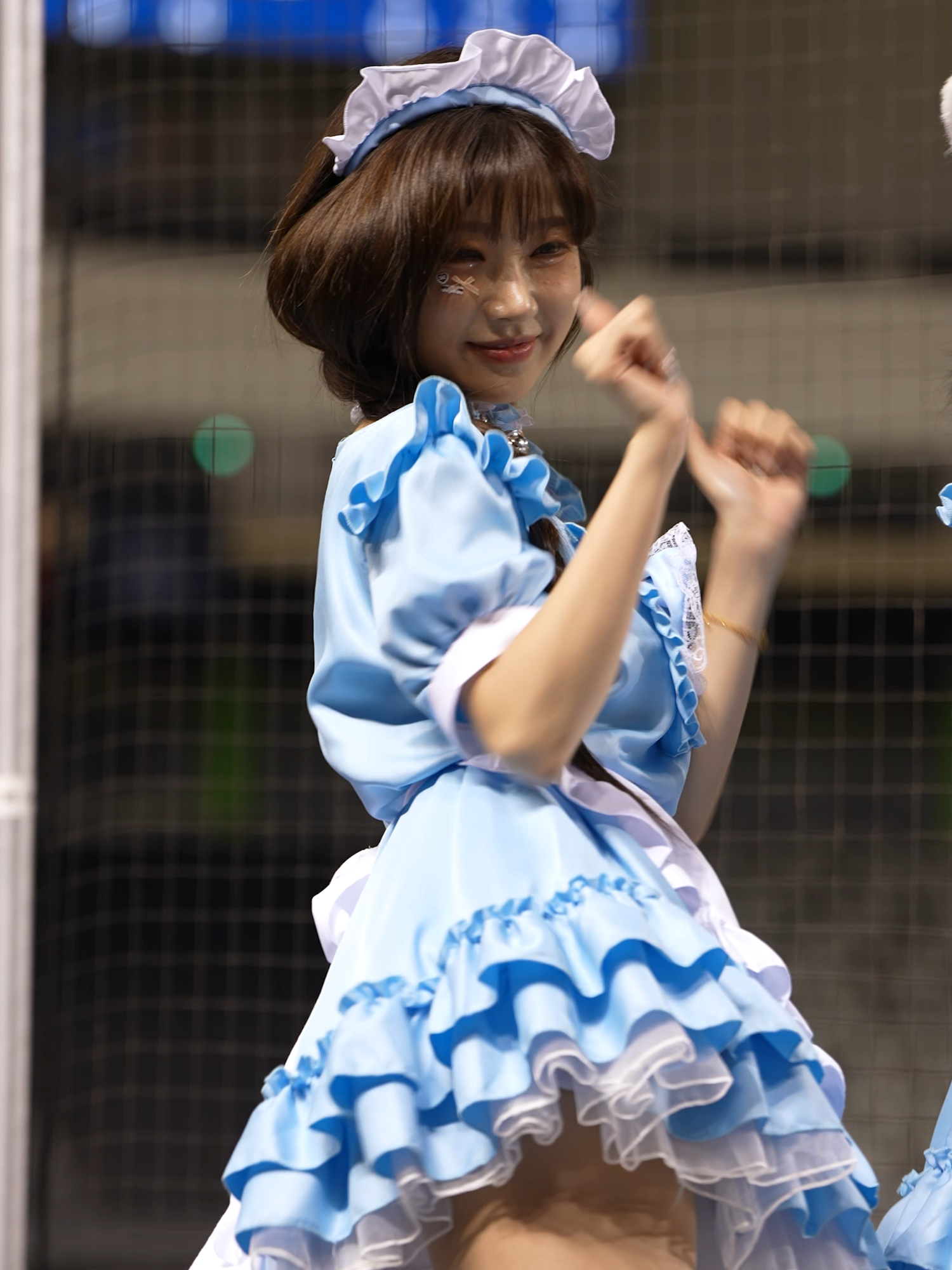 メイドな衣装でピギピギダンスを踊る李珠珢  #李珠珢 #이주은 #李雅英 #이아영#台湾チア #台湾チアガール #富邦悍將 #fubonangels #チアリーダー #台湾チアTV #Cheerleader #치어리더#fancam #삐끼삐끼 2025/6/12撮影