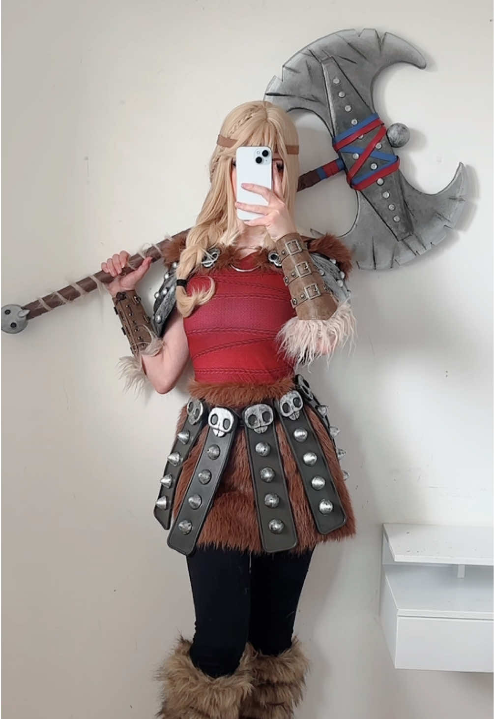 last astrid vid i only got mirror vids because the wig did not suit me i need to get a new one 💔 #astridhofferson #httyd #howtotrainyourdragon #astridhoffersoncosplay 
