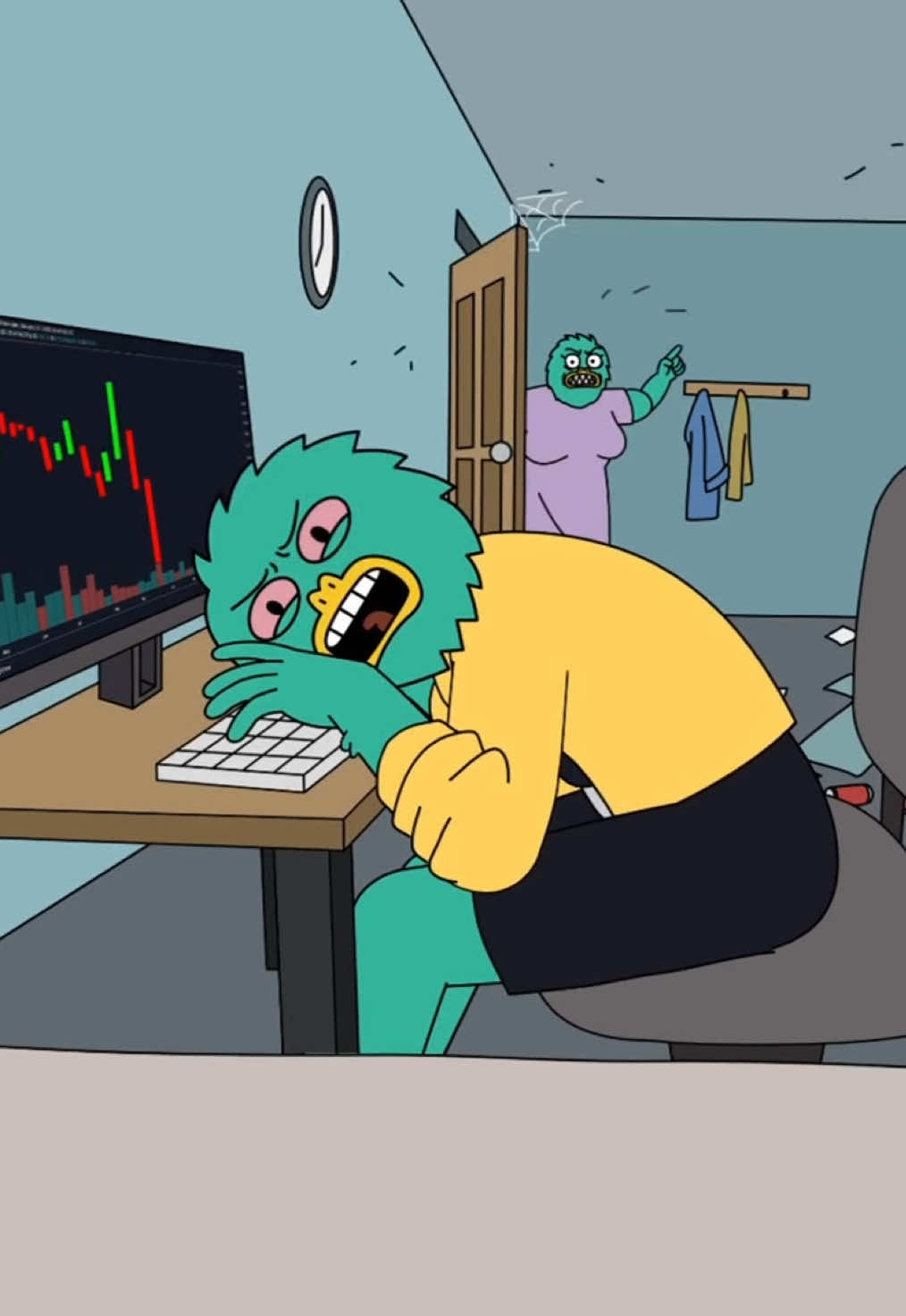 Trader in Mom’s House 😂🤬#crypto #memecoin #binance #trading #yeti_dyor #Pino #solana #pepe #doge 