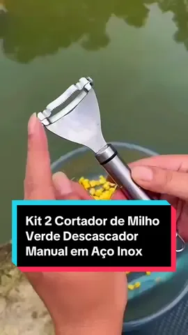 Kit 2 Cortador de Milho Verde Descascador Manual em Aço Inox Profissional Para Cozinha #cortadordemilho #utensiliosdecozinha #fyp #tiktokshopchegou #tiktokshop 