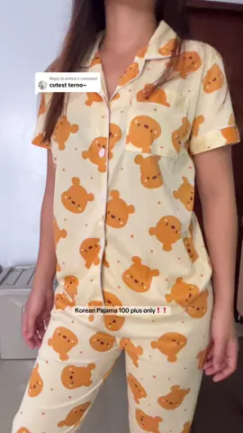 Replying to @entice. marami pang design sa yellow basket!😊 #sleepwear #sleepwearterno #nightwear #ternopajama #koreanpajama #pajama #pajamas 