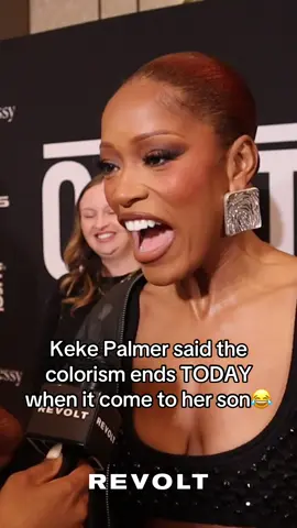 “My son looks exactly like me — features and all.” #kekepalmer #culturecreators 