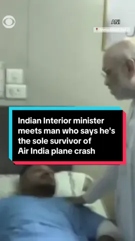 Indian Interior Minister Amit Shah met a passenger who is believed to be the only survivor of the Air India plane crash. U.K. citizen Vishwash Kumar Ramesh told Indian media he was in seat 11A. Ramesh had been listed in that seat on flight AI171, according to the flight manifest shared by Indian authorities. 