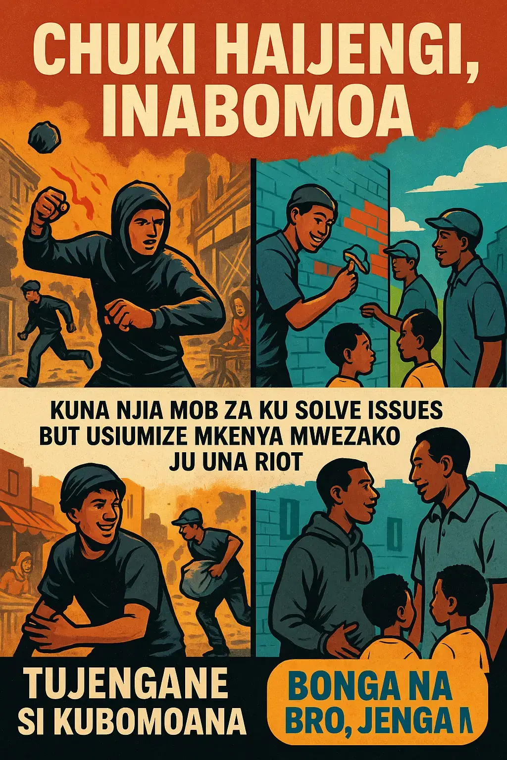 Bonga na bro Jenga mtaa ✌️#kaptembwa #nairobitiktokers #Bonganabro #nakurutiktokers 