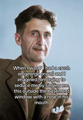Big brother better be watching us #fyp #childhoodcrush #trend #georgeorwell #1984 #animalfarm #historicalfigures #hearmeout #foryou #relatable #digitalfootprint #xyzcba 