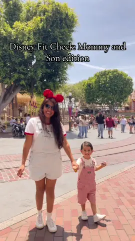 Disney Fit Check with my son. Took my son to Disneyland by myself. I don’t know how these mommy creators do it. I was there pushing a stroller with one hand, holding my son with another all while trying to get through crowds of HS graduates. But we did it. I survived. Alexa play “I’m a survivor” by Reba M. 🤣 We love our Disney dates! ❤️ #OOTD #outfitoftheday #momfashion #30sfashion #styleover30 #disneyfitcheck #disneyfashion #disneystyle #disneyland 