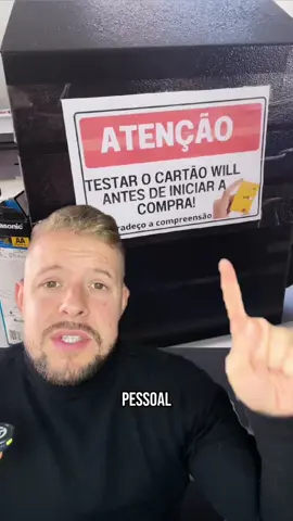 Cartão Will bank está instável aí também? 