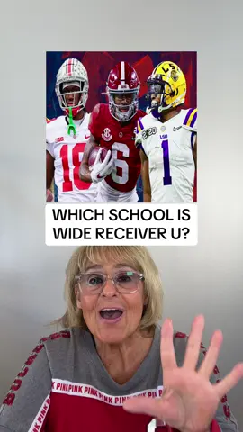 Which college is ACTUALLY wide receiver U? #nfl #football #CollegeFootball #sports #alabama #lsu #jamarr 