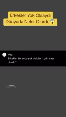 Erkekler yok olsaydı Dünya'da neler olurdu ilginç😱#erkekler #kadınlar #dünya #ilginçbilgiler #Short #video #viralvideo #hayat #kötü #bir #yer #olurdu #keşfet #keşfet #keşfet 