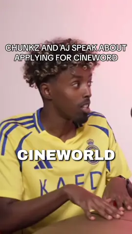 Chunkz and Aj discuss how hard it is to apply for Cineword! #chunkz #ajshabeel #betasquad #thechunkzshow #fyp #cineworld 