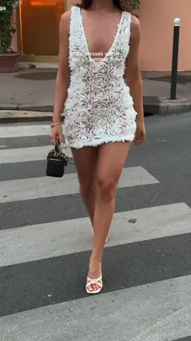 the function: tanning all day + a white dress for dinner 🤍🐚🥥 