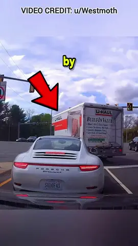 Instant Karma For Cutting Off A Porsche! #dashcam #dashcamfootage #dashcams #dashcamera #roadrage