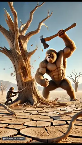 The cruel gorilla destroyes the kind monkeys house 🐒❤️ #monkey #reels  #usa #children #kids #fun #foryou #trending #viral 