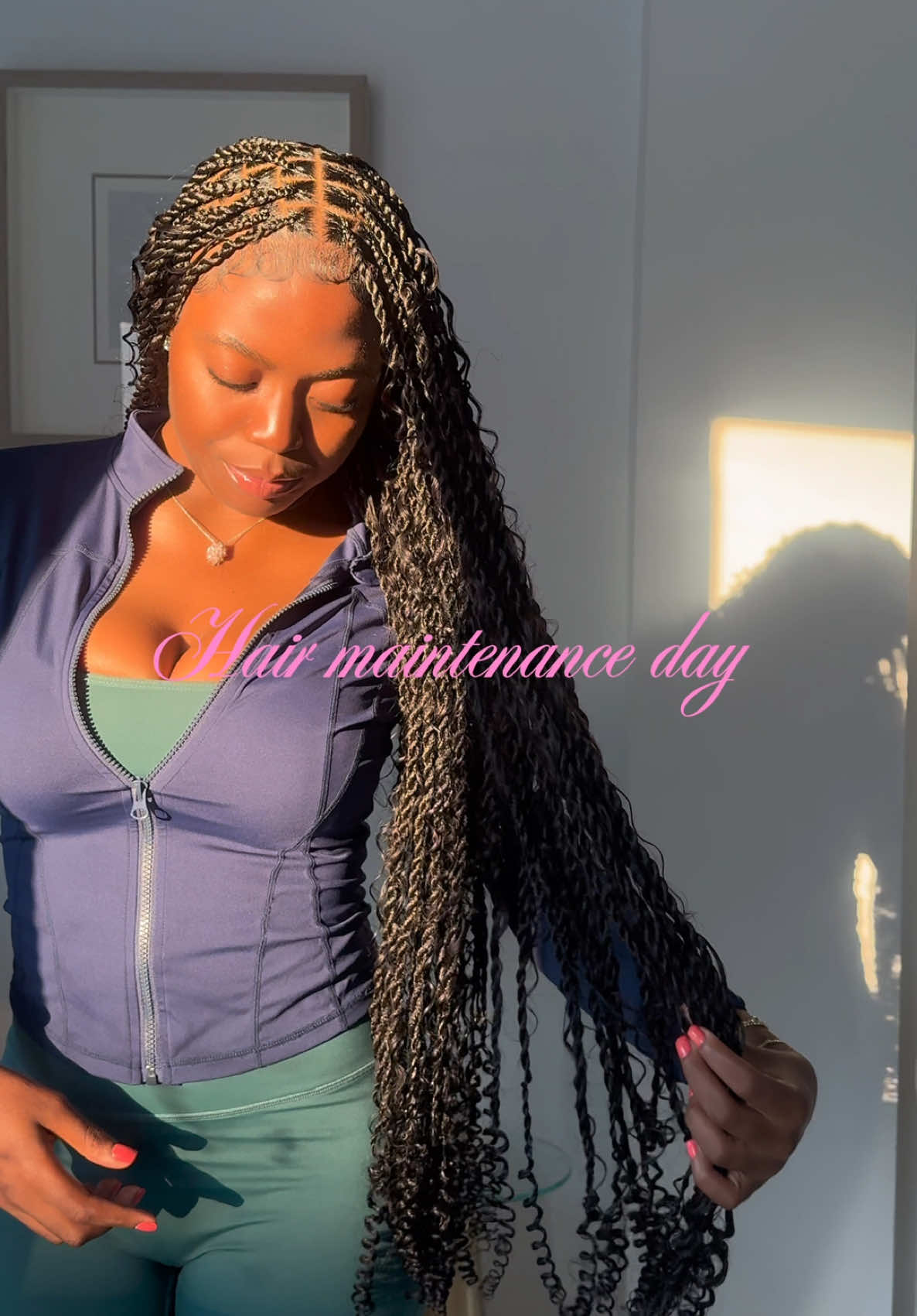 Iced my shii ! Book my girl😍😍 @zairaadenisee #islandtwist #blackgirl #fyp #maintenanceday #blackgirlhairstyles 