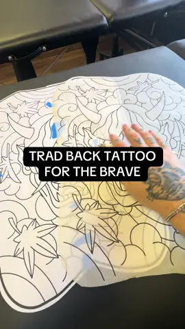 Only the brave can get this one🤓 #fypシ #traditionaltattoo 