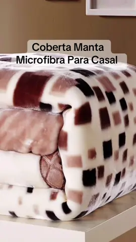 Coberta Manta Microfibra Para Casal Cores - Cobertas Quentinhas #cobertor #manta #inverno #tiktokshop #tiktokshopbrasil 