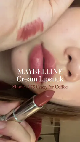 my first in many @Maybelline NY lipsticks. This was only 6 dollars?!?! #fyp #makeup #lipstick #maybelline #beauty 